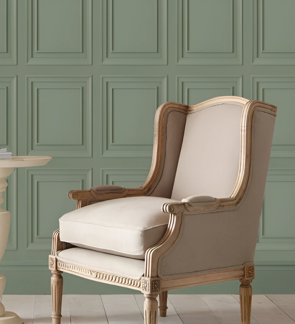 3d Green wood square wallpaper for your home